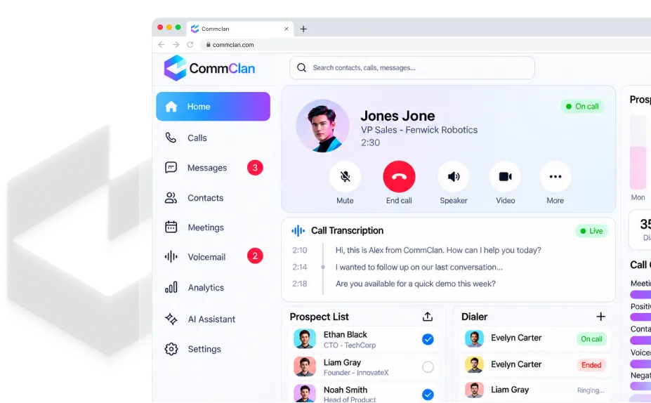Web phone application preview